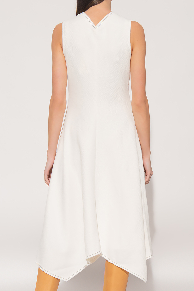 White Asymmetrical dress Proenza Schouler White Label